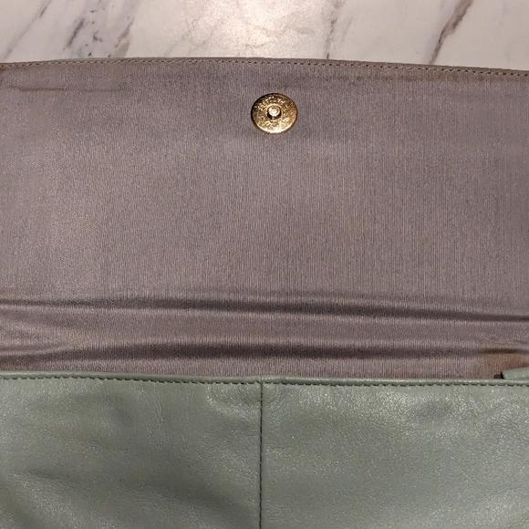 Elegant Mint Green Clutch Bag - Picture 6 of 6